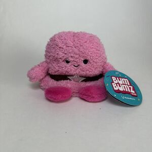 NWT Bum Bumz 4.5" Pink Heather The Cowboy Hat RodeoBumz Stuffed Animal Plush
